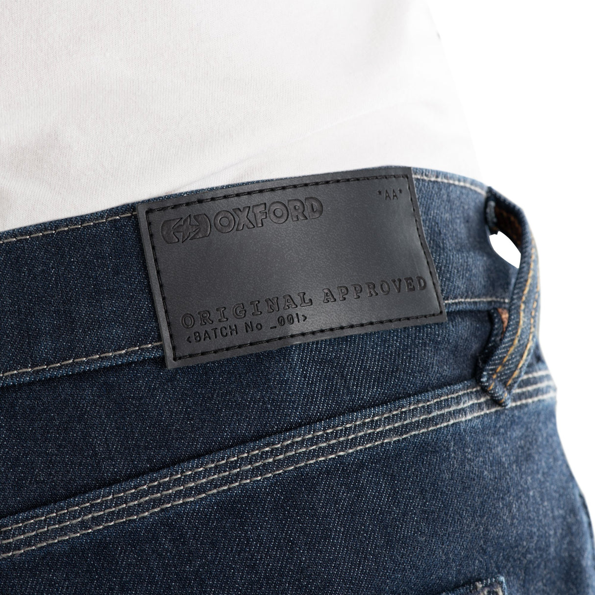 Oxford Original Approved AA Men's Motorcycle Jeans Straight Indigo