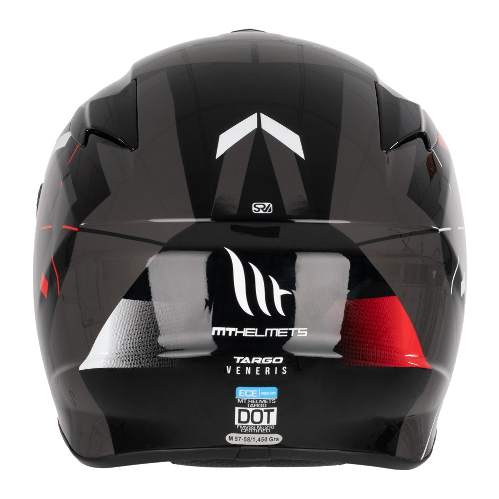 MT Targo Veneris A4 Gloss Red Motorcycle Helmet