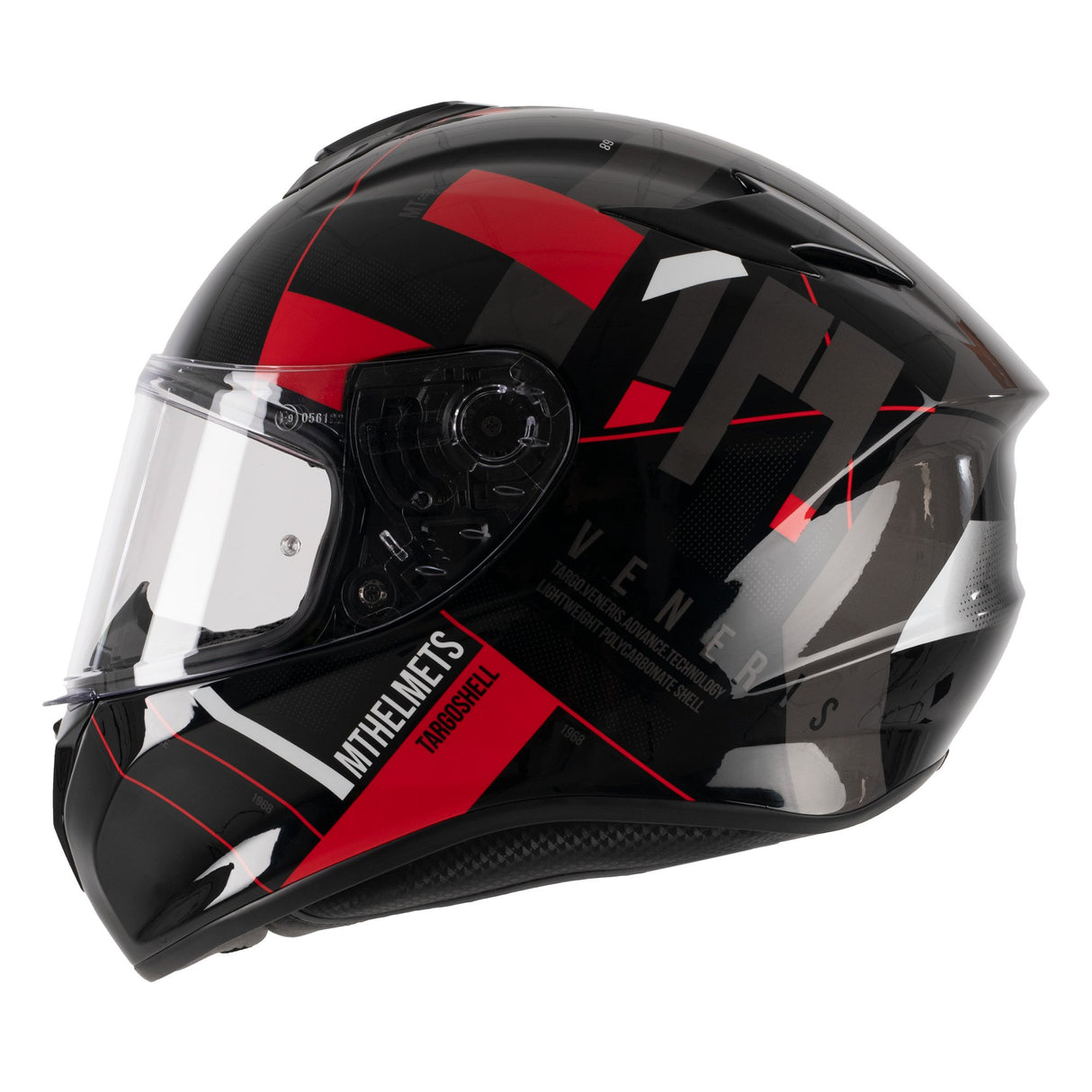 MT Targo Veneris A4 Gloss Red Motorcycle Helmet
