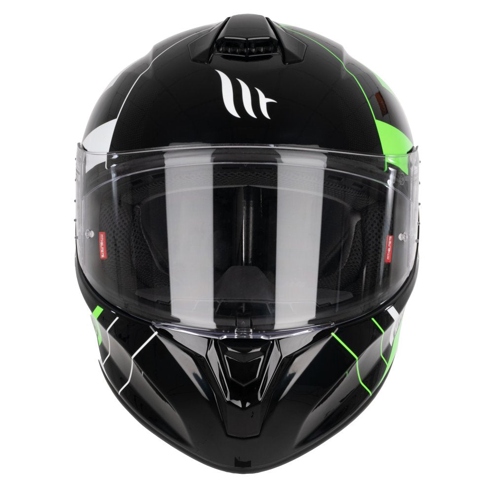 MT Targo Veneris A6 Gloss Fluo Green Motorcycle Helmet