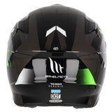MT Targo Veneris A6 Gloss Fluo Green Motorcycle Helmet