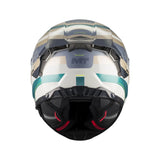 MT Thunder 4 R Relevant Motorcycle Full Face Helmet Gloss Grey Green