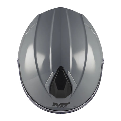 MT Genesis R SV Pure Matt Grey Motorcycle Flip Front Helmet