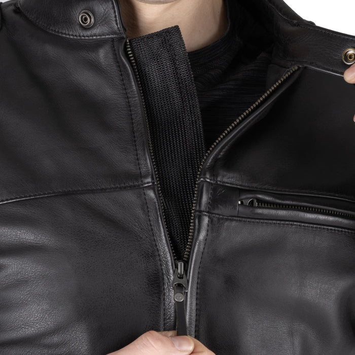 Oxford Route 73 3.0 Leather Men’s Motorcycle Jacket