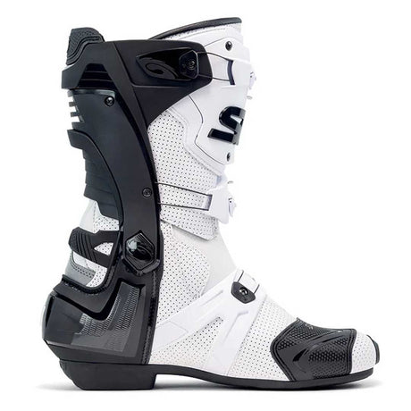 Sidi Rex Air CE Motorcycle Boots White Black