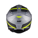 MT Genesis R SV Cheeky Matt Grey Fluo Motorcycle Flip Front Helmet