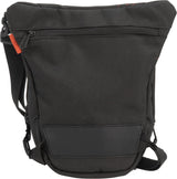 LS2 Freedom Leg Bag 2L Motorcycle Waist Bag with Adjustable Shoulder Strap Black