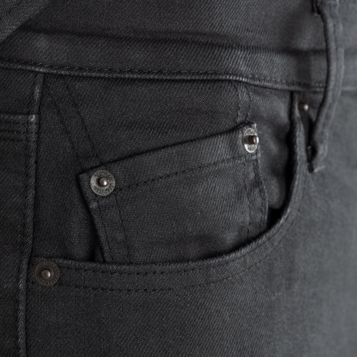 Oxford Original Approved AA Men's Motorcycle Jeans Slim Black Wash