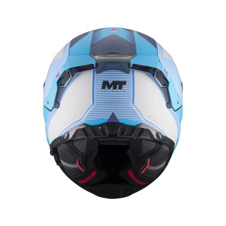 MT Thunder 4 R Wind Tunnel Motorcycle Full Face Helmet Matt Blue