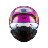 MT Thunder 4 R Pipen Motorcycle Full Face Helmet Gloss Pink White