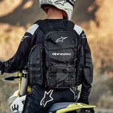 Alpinestars Techdura Motorbike Motorcycle Tactical Pack Bag Black / White