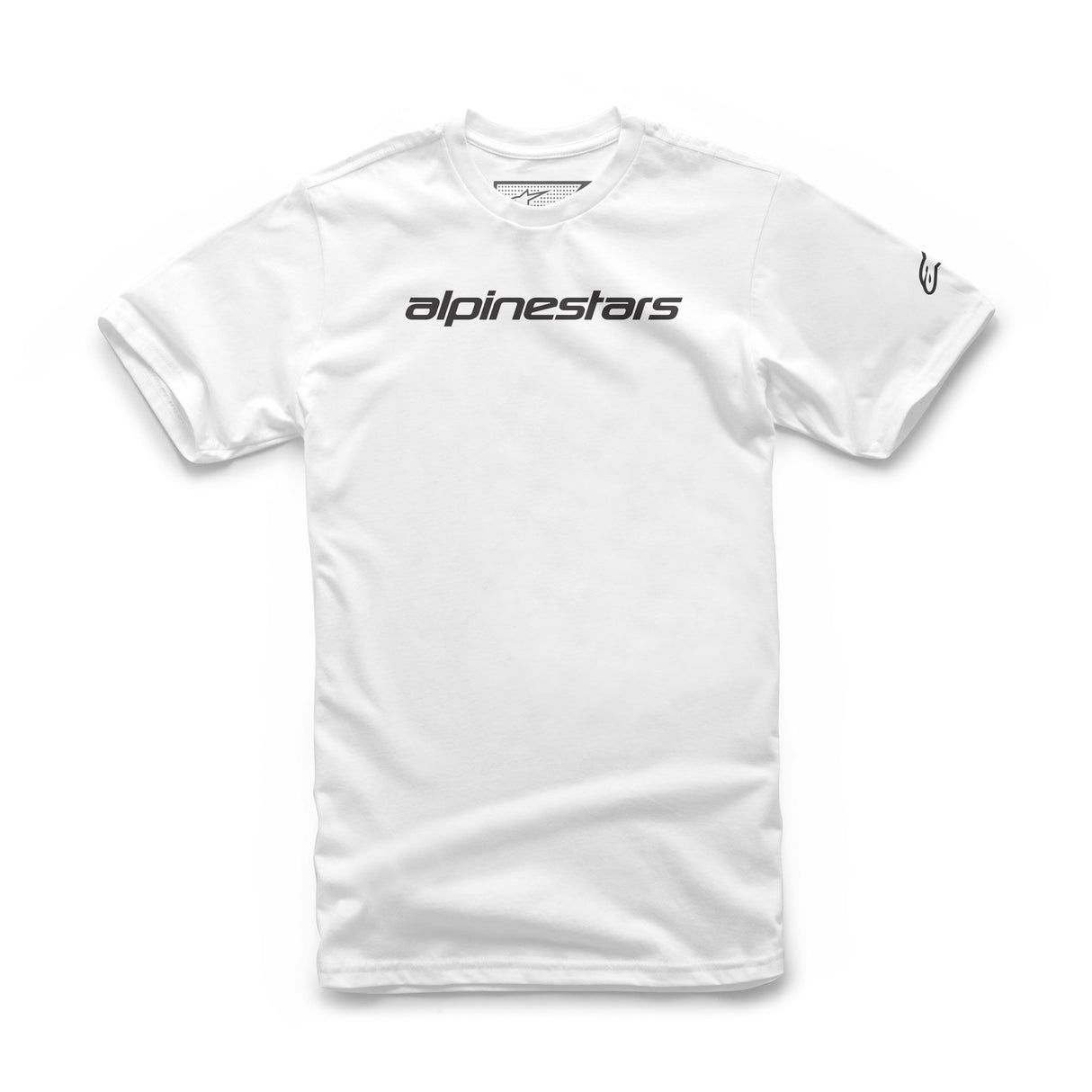 Alpinestars Linear Wordmark Tee T-Shirt White Black