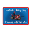 Oxford OX368 Garage Workshop Metal Sign: IT COMES WITH THE BIKE