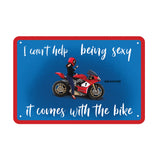 Oxford OX368 Garage Workshop Metal Sign: IT COMES WITH THE BIKE