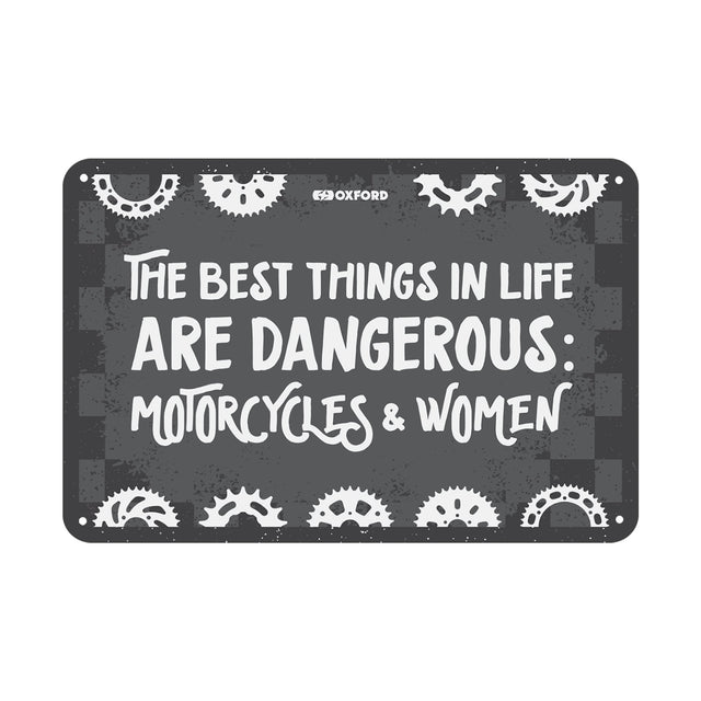 Oxford OX377 Garage Workshop Metal Sign: THE BEST THING IN LIFE