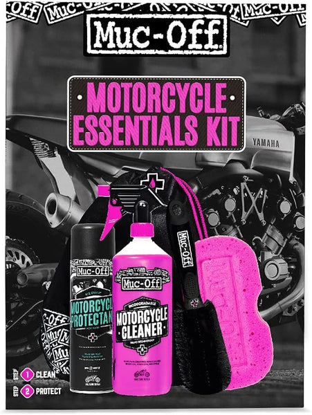 Muc-Off Motorcycle Motorbike Bike Pressure Washer Essentials Kit Bundle