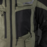 Oxford Rockland Men's Motorcycle Jacket Khaki Black Fluo