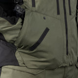 Oxford Rockland Men's Motorcycle Jacket Khaki Black Fluo