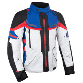 Oxford Rockland Motorcycle Jacket Arctic Black Red Blue