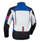 Oxford Rockland Men's Motorcycle Jacket Arctic Black Red