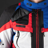 Oxford Rockland Men's Motorcycle Jacket Arctic Black Red