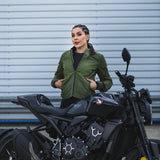 Oxford Iota 1.0 Air Ladies Motorcycle Jacket Khaki