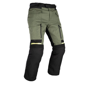 Oxford Rockland Motorcycle Pants Khaki Black Fluo