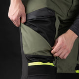 Oxford Rockland Motorcycle Pants Khaki Black Fluo