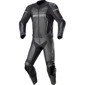 Alpinestars GP Force Chaser Two Piece Leather Suit Black Black