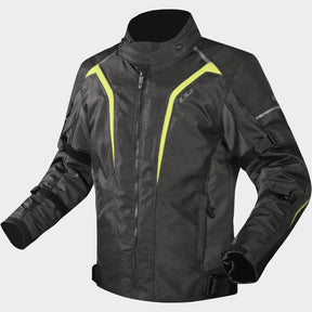 LS2 Sepang Textile Jacket Black Grey Hi-Viz Yellow