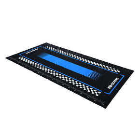Oxford OX912 Workshop Garage Motorcycle Maintenance Mat Pitlane Suzi Blue L 200 x 100cm