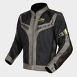 LS2 Garda Air Textile Jacket Green Black Hi-Viz Yellow