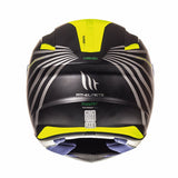 MT Targo Doppler Matt Black & Fluo Yellow Motorcycle Helmet
