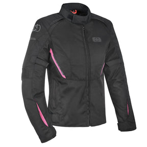 Oxford Iota 1.0 Ladies Motorcycle Jacket Tech Pink/Black