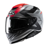 HJC RPHA 71 Pinna MC1SF Red Motorcycle Helmet Grey
