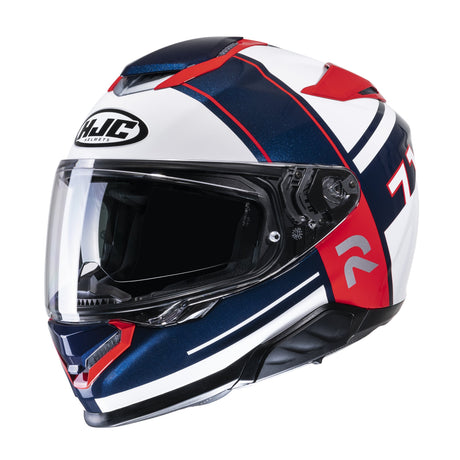 HJC RPHA 71 Zecha MC21 White Red Blue Motorcycle Helmet Metallic