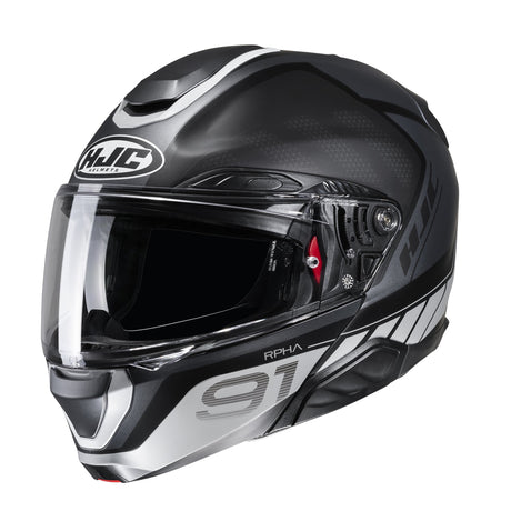 HJC RPHA 91 Rafino MC5SF Black Modular Motorcycle Helmet