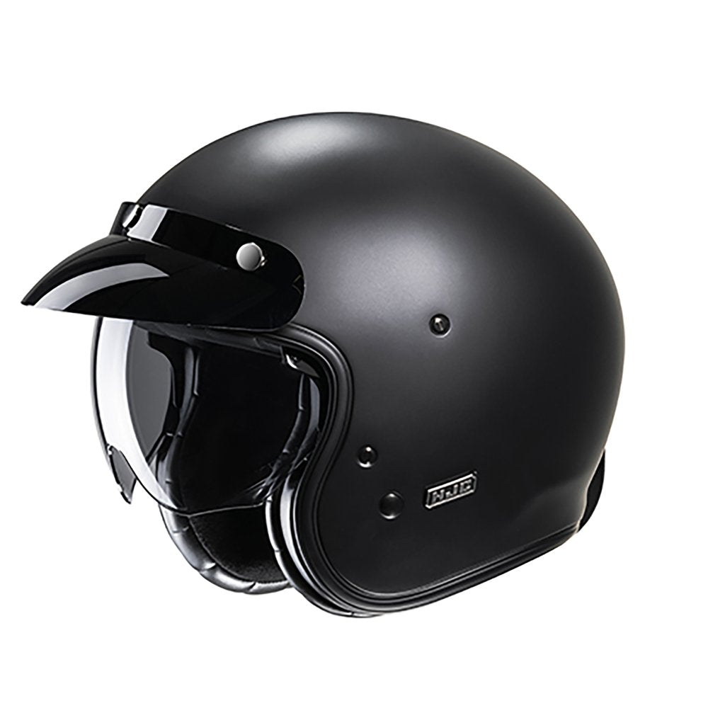 HJC V31 Matt Black Open Face Motorcycle Helmet