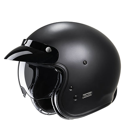 HJC V31 Matt Black Open Face Motorcycle Helmet