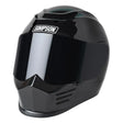 Simpson Speed Solid Gloss Black Motorcycle Helmet (ECE-22.06)