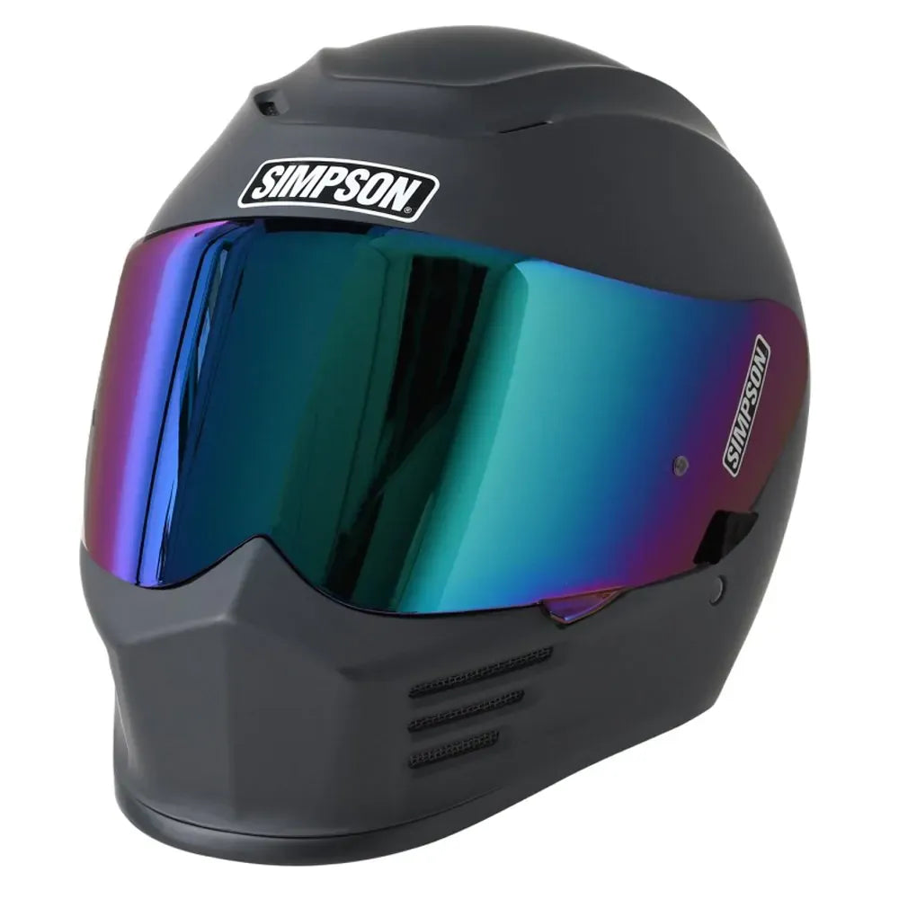 Simpson Speed Solid Matt Black Motorcycle Helmet