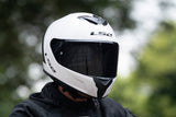 LS2 FF820 Rapid III Solid Gloss White Motorcycle Helmet
