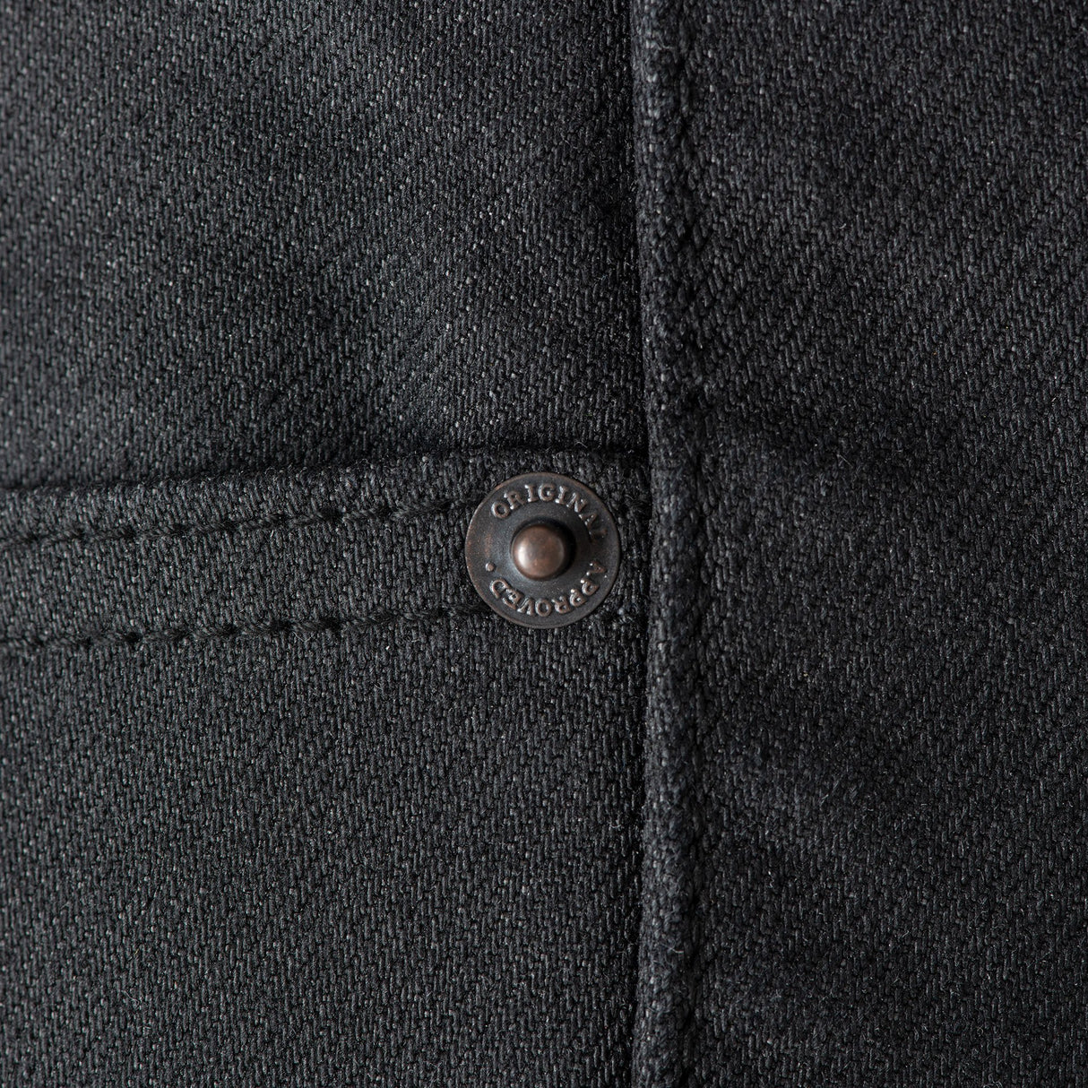 Oxford Original Approved AAA Slim Men's Motorcycle Jeans Black