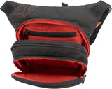 LS2 Freedom Leg Bag 2L Motorcycle Waist Bag with Adjustable Shoulder Strap Black