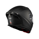MT Braker SV Pure Motorcycle Full Face Helmet Matt Black