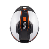 MT Stinger 2 Core Motorcycle Full Face Helmet Gls Black White Orange
