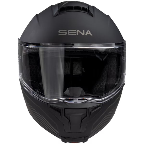 Sena Specter Smart Mesh Intercom Motorcycle Flip Front Helmet Black