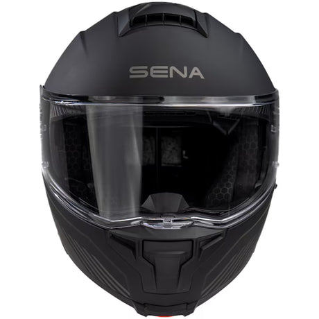 Sena Specter Smart Mesh Intercom Motorcycle Flip Front Helmet Black