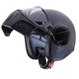 Caberg Jet Ghost X Plain Matt Black Motorcycle Helmet