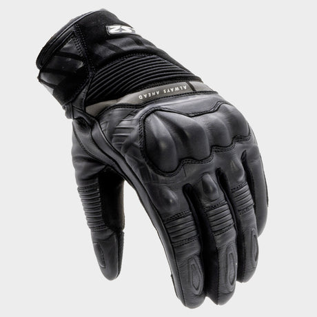 LS2 Octane Waterproof Leather Gloves - Black